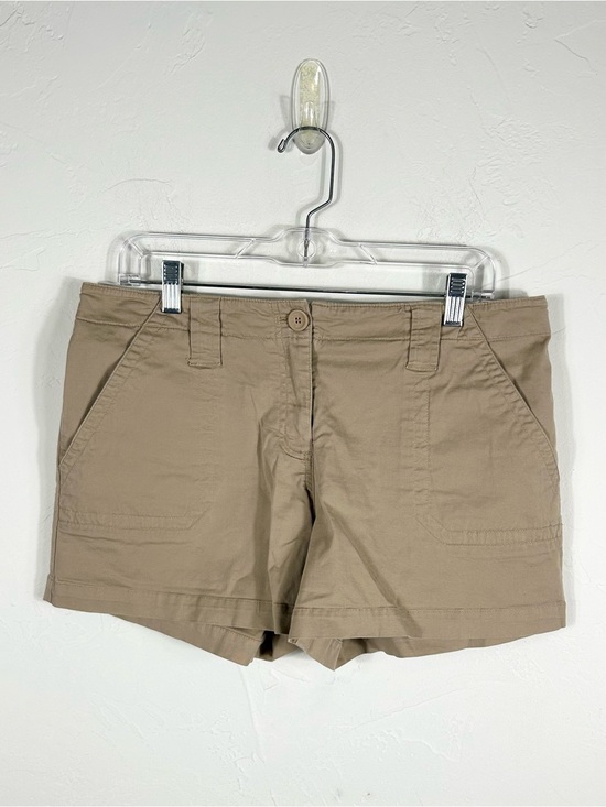 New York & Company Pants - New York & Company Manhattan Chino Khaki Shorts Women's Size 10 Tan Cotton Blend
